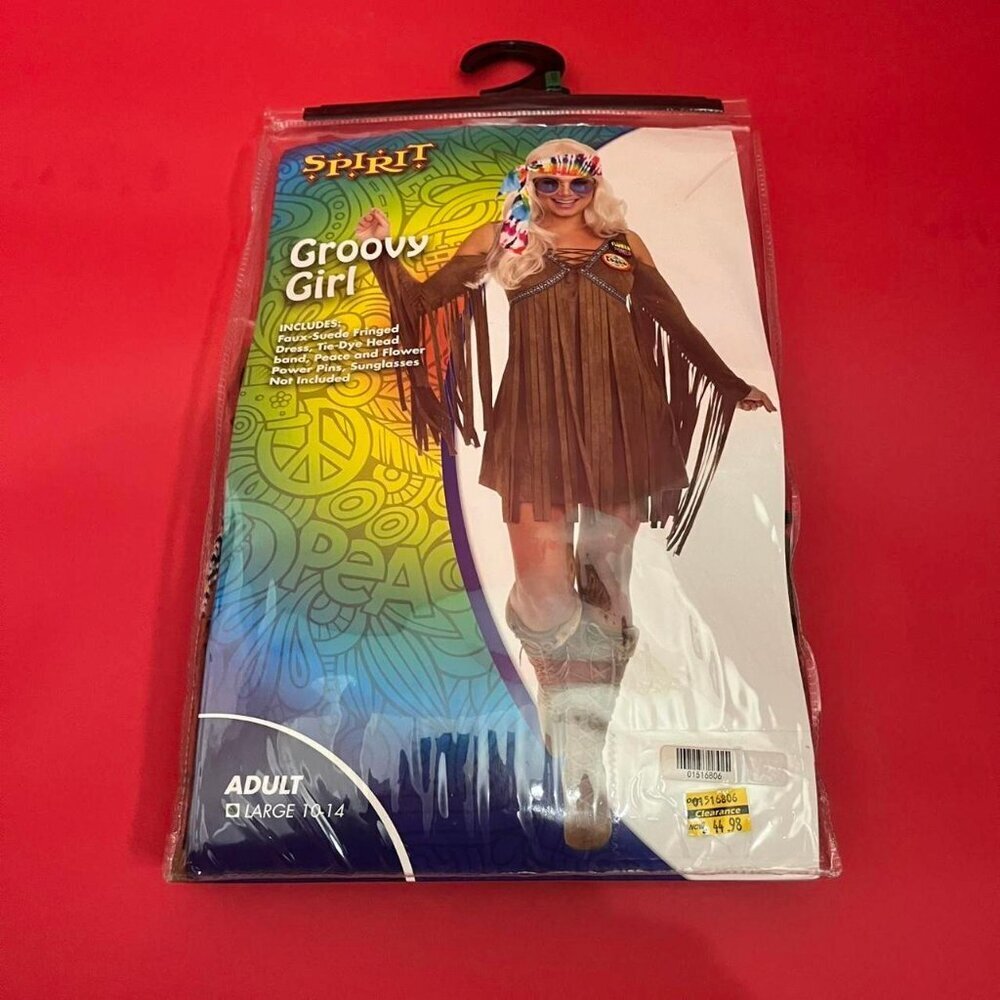 Spirit Halloween  / Brown tassel hippy dress​​